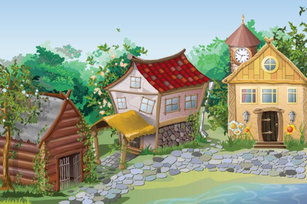 Сказочный деревенский домик