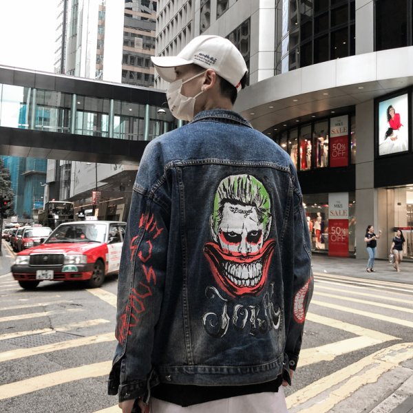 Принты на джинсовых куртках мужские