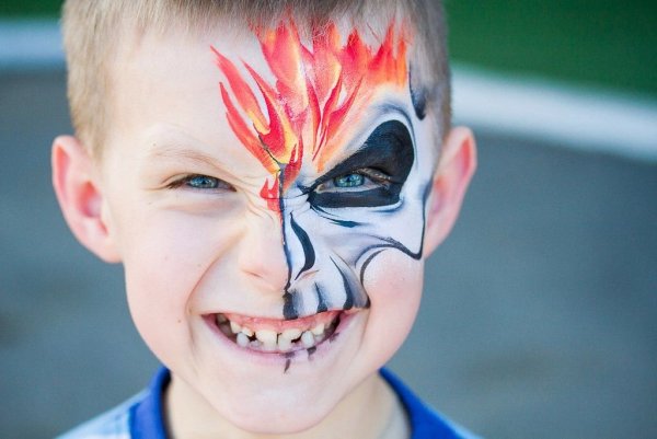 Аквагрим для девочек лёгкие маленькие