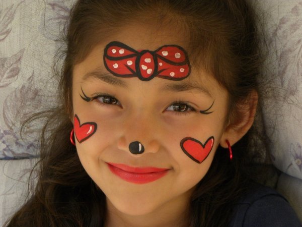 Аквагрим на Хэллоуин Тыковка