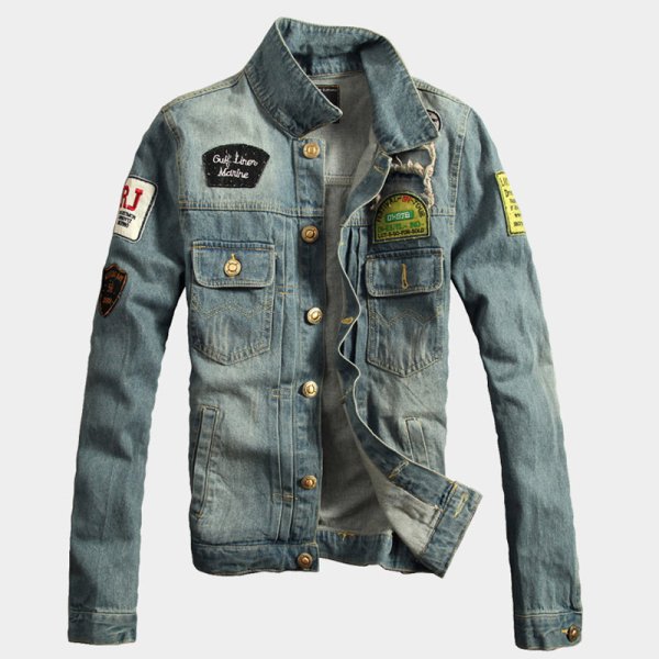 Джинсовая куртка мужская стильная