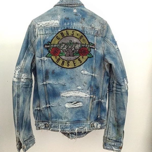 Джинсовая куртка Guns n Roses