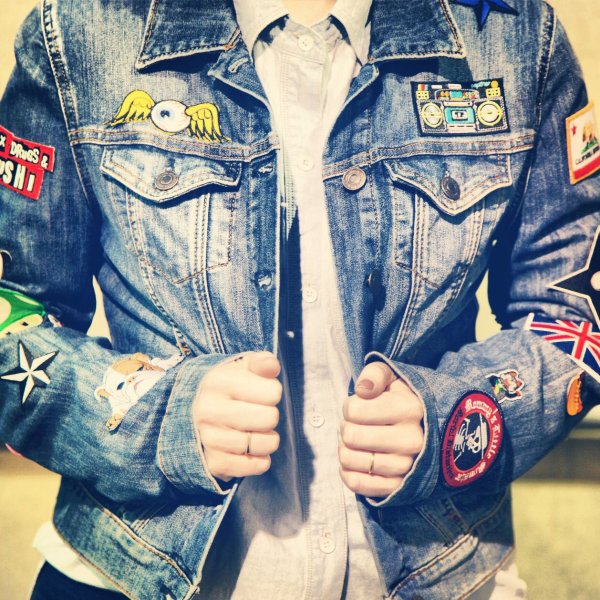 Крутая джинсовая куртка мужская