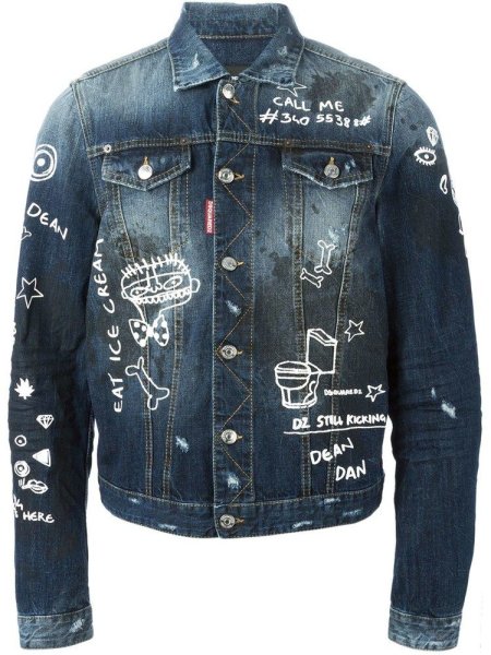 Dsquared 64 жакет джинсовый