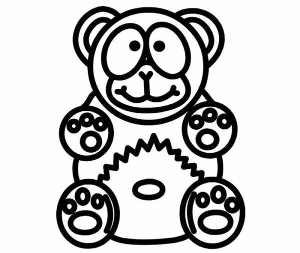 Валера ЖЕЛЕЙНЫЙ медведь для печати