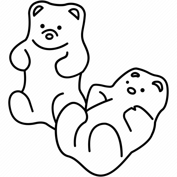 Мармелад Харибо раскраска