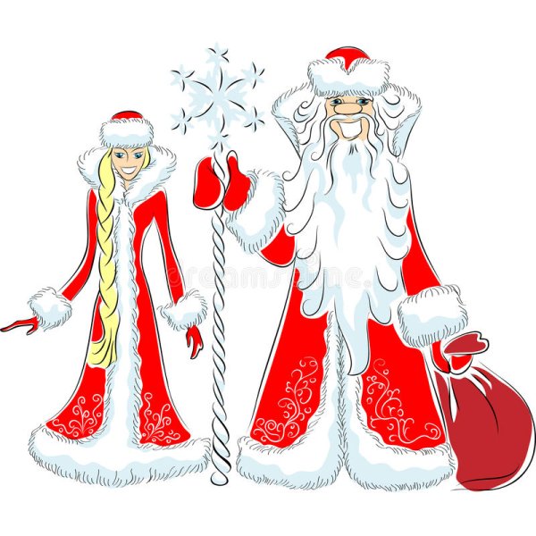 Дед Мороз и Снегурочка