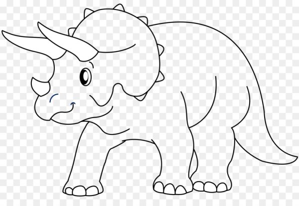 Трицератопс рисунок