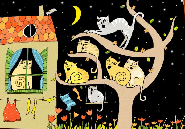 Иллюстрация к маленькой ночной Серенаде