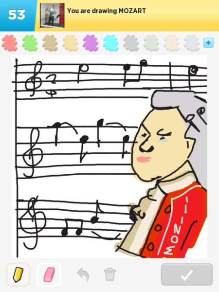 Моцарт 5 класс маленькая ночная Серенада рисунок