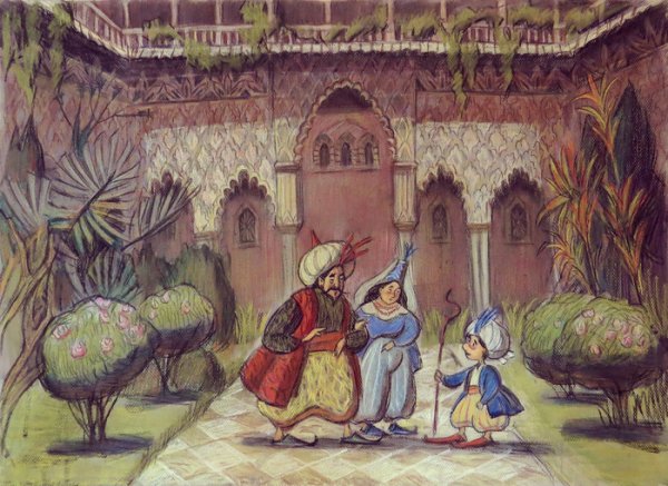 Вильгельм Гауф маленький МУК иллюстрации