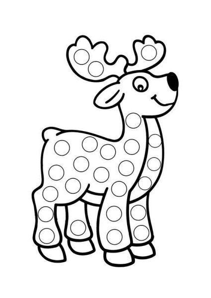 Пальчиковые раскраски для малышей