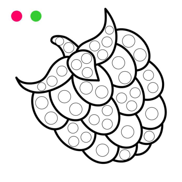 Пальчиковая раскраска для детей 1 года