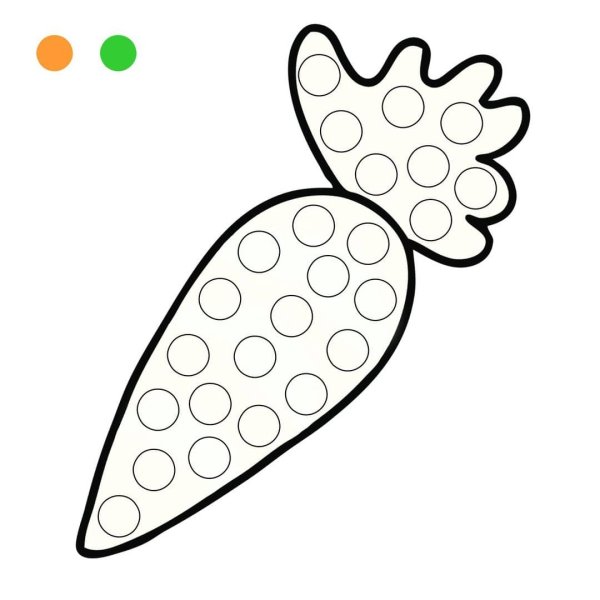 Пальчиковые раскраски для малышей