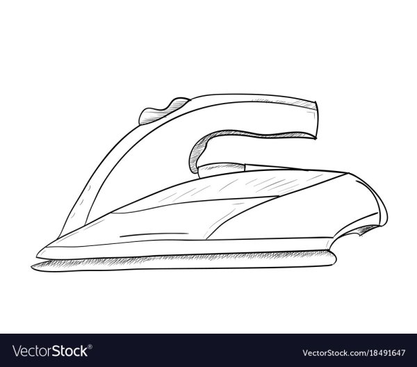 Утюг раскраска