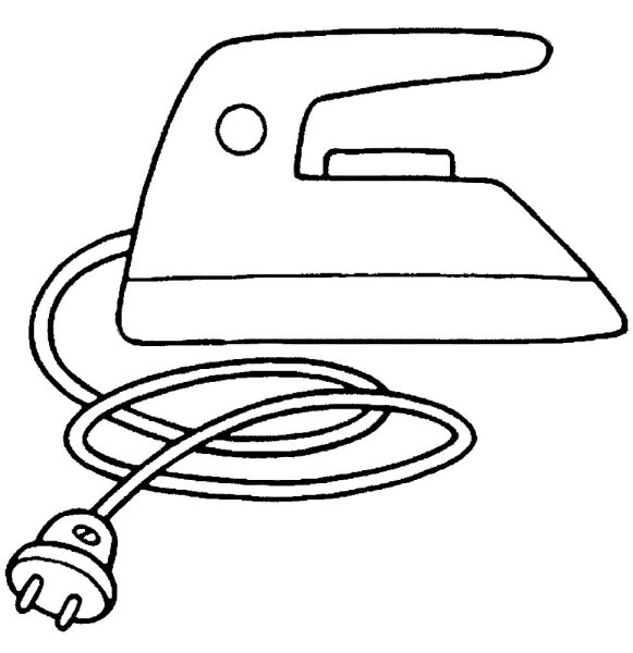 Шаблон утюг