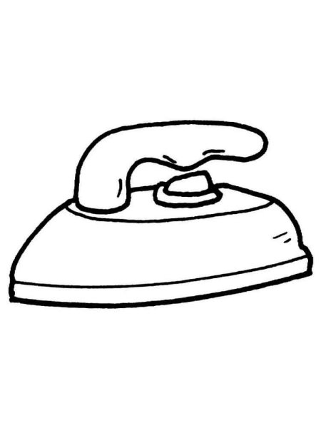 Трафарет утюга для детей