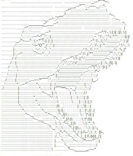 ASCII Art рисунки символами и знаками