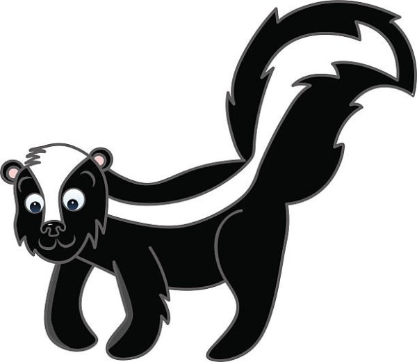 Стилизованный скунс