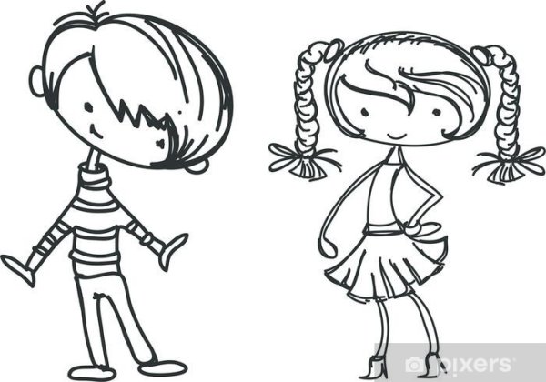 Рисунки для срисовки для детей