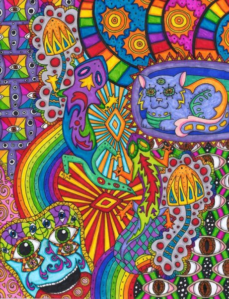 Психоделическое искусство хиппи