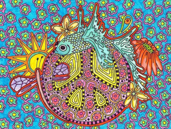 Дудлинг хиппи