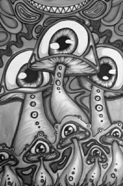 Психодел рисунки карандашом