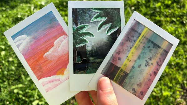 Маленькие карточки с пейзажем