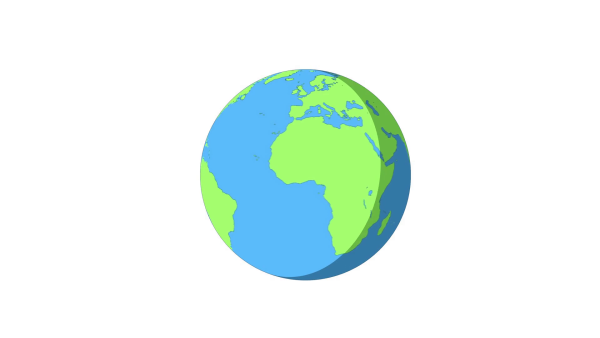 Земной шар рисунок