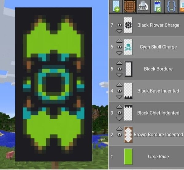 Красивые щиты в МАЙНКРАФТЕ
