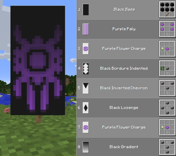 Флаги в МАЙНКРАФТЕ