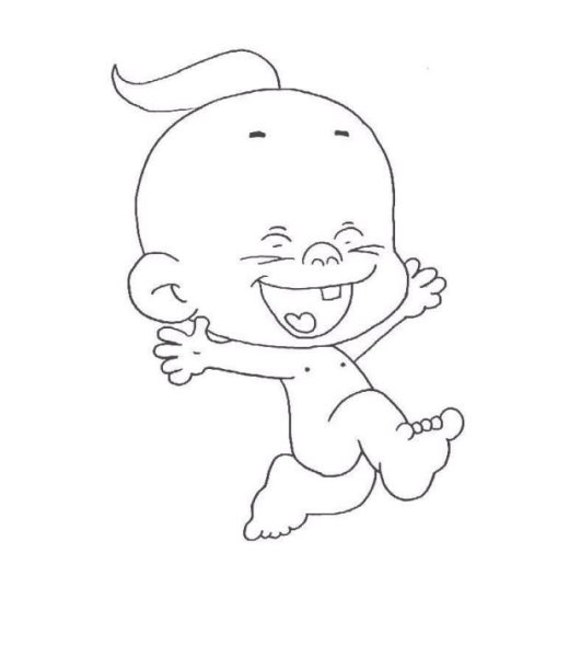 Раскраска Карапуз