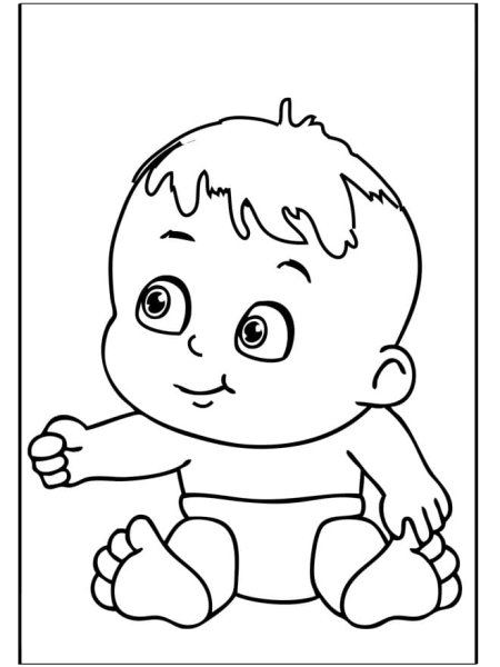 Дети раскраска для детей