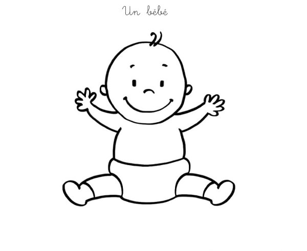 Схематичное изображение малыша