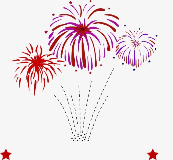 Нарисовать салют