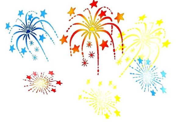 Салют рисунок