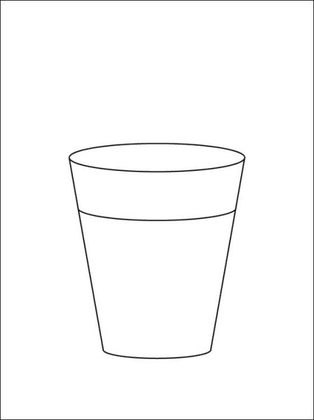 Стакан раскраска