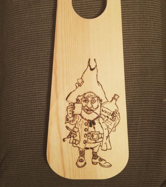 Выжигание на доске