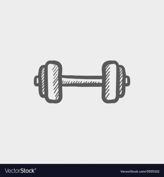 Гантеля эскиз