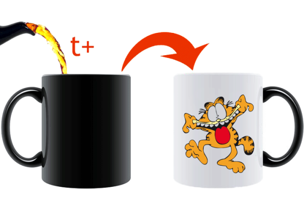 Чашка хамелеон