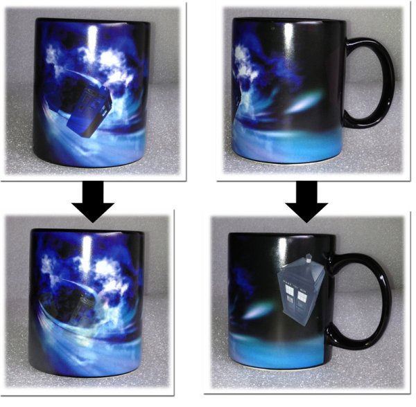 Кружка которая меняет цвет от температуры Гарри Поттер