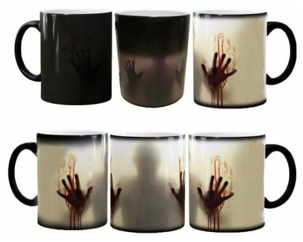 Проявляющийся рисунок на кружке