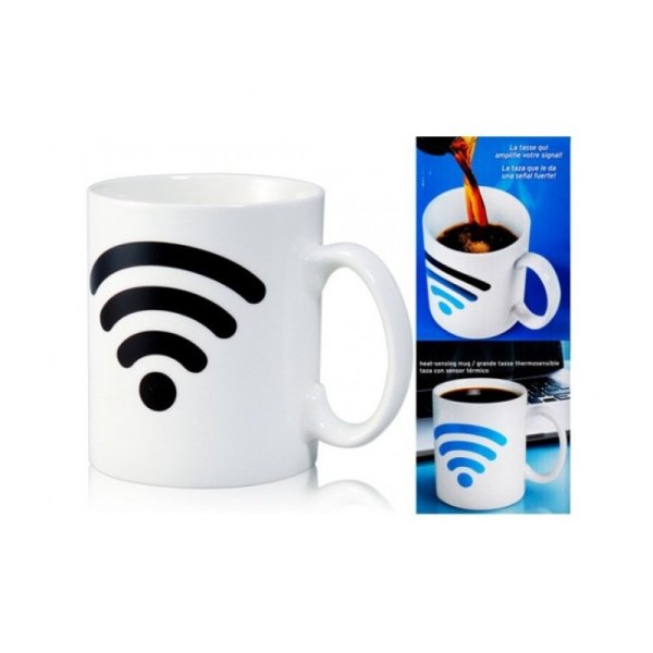 Кружка меняющая цвет при нагревании