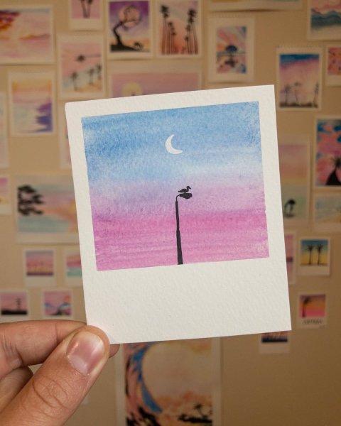 Фотокарточки акварель