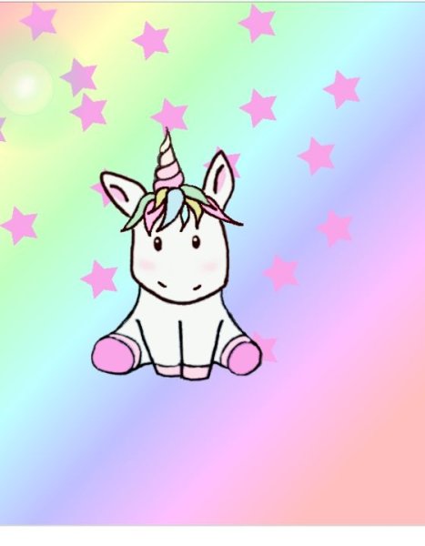 Фото единорога для срисовки