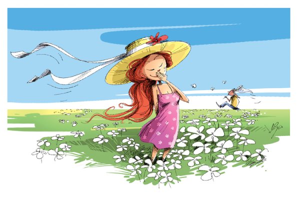 Нарисованный пляж