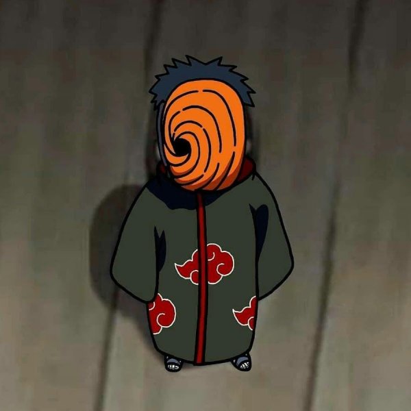 Раскраски Наруто Акацуки Обито