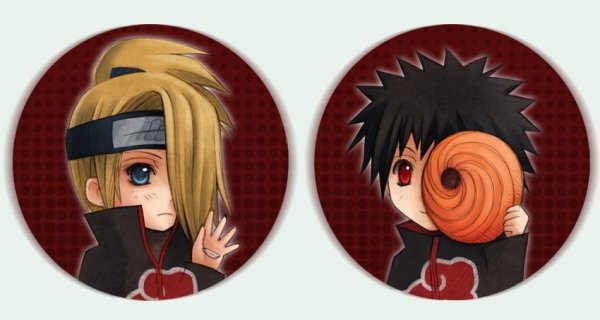 Раскраски Наруто Акацуки