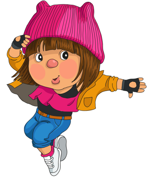 Мультяшная девочка