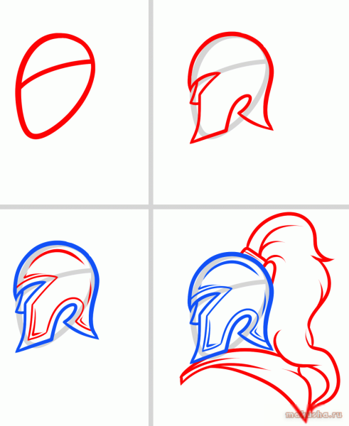 Поэтапное рисование Бэтмена